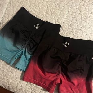 Red Allure by Ana Scrunch Shorts